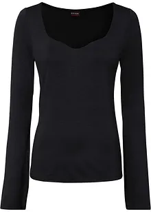 Longsleeve van viscose, bonprix