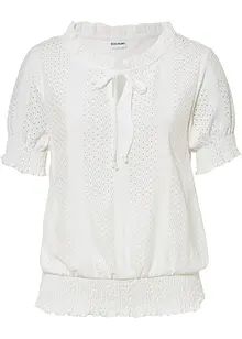 Shirt met broderie anglaise, BODYFLIRT