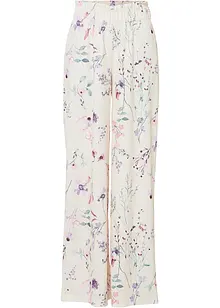 Jersey broek met bloemenprint, bonprix