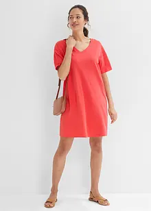 Shirtjurk met V-hals, oversized (set van 2), bonprix