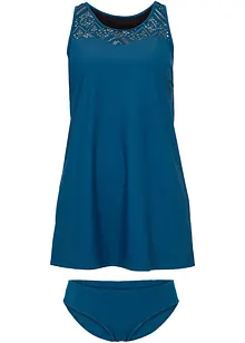 Sneldrogende tankini, lange maten (2-dlg. set), bonprix