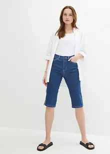 Slim fit high waist jeans bermuda, bonprix