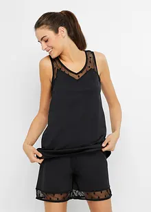 Shortama met kant, bonprix