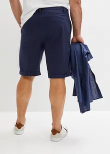 Regular fit bermuda van linnen, bonprix