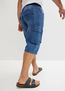 Lange jeans bermuda, loose fit, bonprix