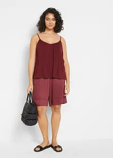 Top met spaghettibandjes van soepele viscose, bonprix