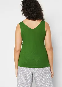 Linnen tanktop, bonprix