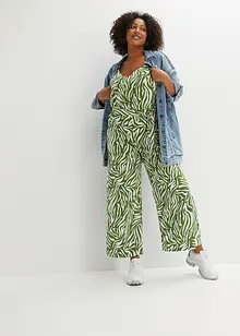 Jumpsuit met strikceintuur, bonprix