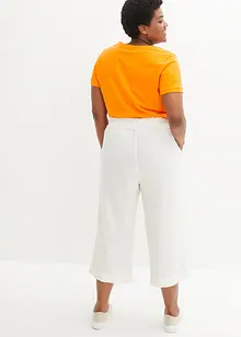 Culotte met linnen, tot op de kuit, bonprix