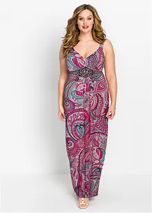 Maxi jurk met applicaties, bonprix