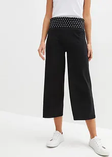 Loungewear culotte met comfortband, bonprix