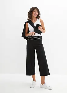 Loungewear culotte met comfortband, bonprix