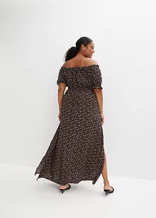 Gedessineerde maxi jurk van viscose, bonprix