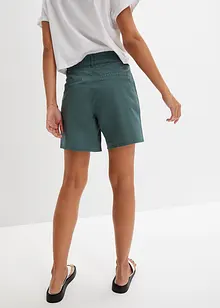 High waist short van twill, bonprix