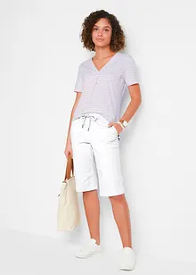 Instapbermuda met een comfortabele tailleband, bonprix