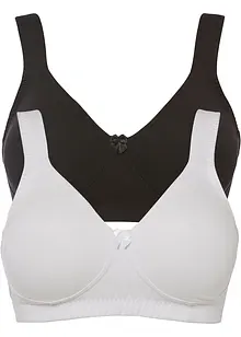 Minimizer T-shirt bh zonder beugels met biologisch katoen (set van 2), bonprix