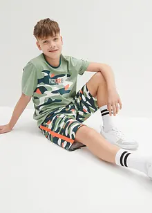 Jongens T-shirt en korte broek (2-dlg. set), bonprix