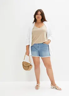 Jeans short, mid waist, bonprix
