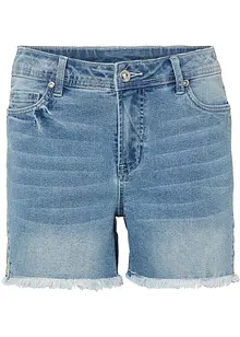 Jeans short met borduursel, bonprix