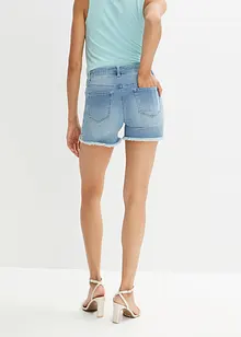 Jeans short met borduursel, bonprix