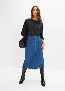 Katoenen oversized shirt, halflange mouw, bonprix