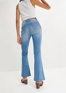 Flared jeans met high waist, bonprix