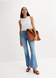 Flared jeans met high waist, bonprix