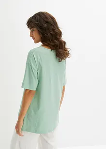 Oversized T-shirt met splitten opzij, bonprix