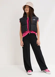 Wijde cargo broek van soepel vallende viscose, bonprix