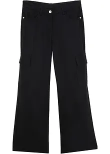 Wijde cargo broek van soepel vallende viscose, bonprix