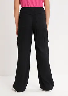 Wijde cargo broek van soepel vallende viscose, bonprix