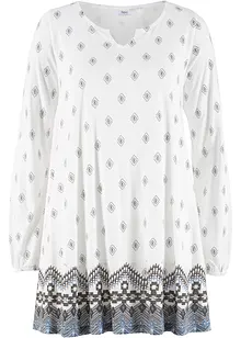 Extra wijde shirt tuniek in een viscosemix, bonprix