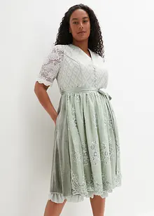 Dirndl met jacquard en borduursel (2-dlg. set), bonprix