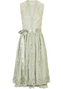 Dirndl met jacquard en borduursel (2-dlg. set), bonprix
