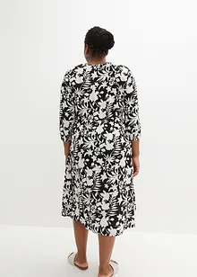 Midi jurk van soepele viscose, bonprix