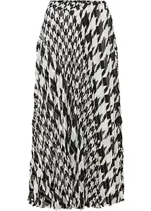 Chiffon rok met pied-de-poule, bonprix