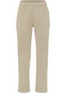 Twill broek met comfortband, bonprix