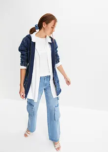 Lichte denim parka, bonprix