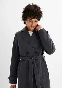 Winterse trenchcoat in wollen look, bonprix