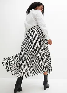 Chiffon rok met pied-de-poule, bonprix