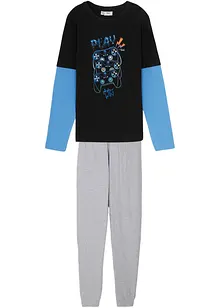 2-in-1 jongens pyjama met biologisch katoen (2-dlg. set), bonprix