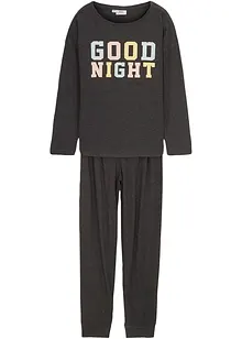 Meisjes pyjama met zacht biologisch katoen (2-dlg. set), bonprix