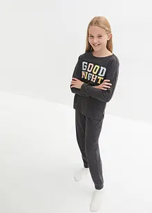 Meisjes pyjama met zacht biologisch katoen (2-dlg. set), bonprix