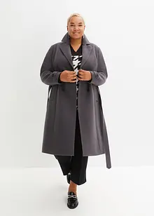 Winterse trenchcoat in wollen look, bonprix