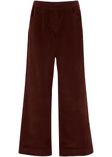 Wijde stretch Marlene broek, high waist, bonprix
