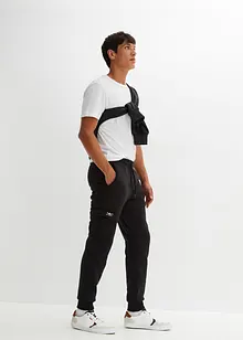 Thermo joggingbroek met cargozakken en teddy voering, bonprix