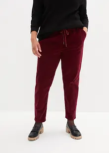 Corduroy broek met tunnelkoord, bonprix