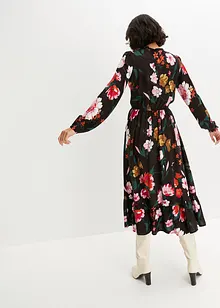 Midi jurk van soepele viscose, bonprix