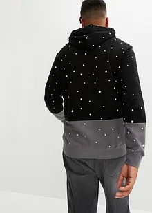 Hoodie met kerstprint van biologisch katoen, bonprix