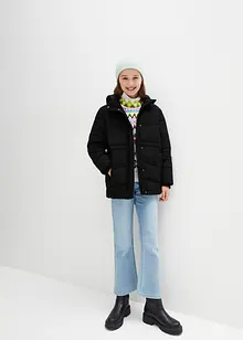 Meisjes winterparka met capuchon, bonprix